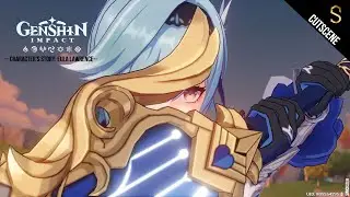 EULA LAWRENCE first appearance on Character's Story Genshin Impact (Cutscene)