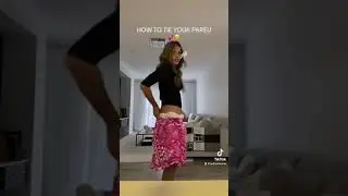 HOW TO TIE A PAREU FOR COOK ISLAND DANCING 🤍