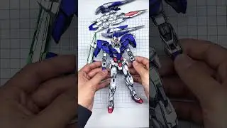 MG Gundam 00 XN Raiser #gundam #gunpla #gunplacustom #gunplabuilder #shorts #gundam00