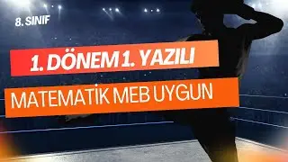 8. Sınıf Matematik1. Dönem 1. Yazılı Soruları | Meb Senaryosuna Uygun