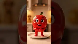 baby apple cool dance  🏠 AI baby dance video #ai #cartoon #dance #baby #fun #funny #apple