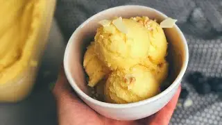 Selfmade Mango-Eis Einfach und lecker | Ohne Farbstoffe und Aromen