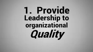 Quality Manager Roles and Responsibilities