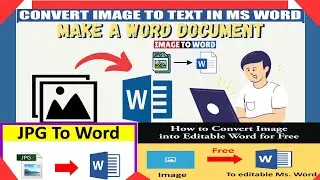 how to make by convert jpg to word text  ।।JPG To Word Text Converter।।