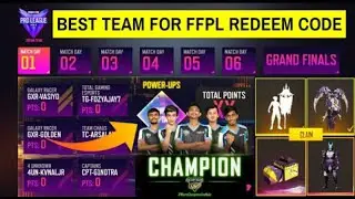 How To Select A Best Team | Free Fire Pro League Dream Team | Pro League Summer Event  | FF | LM |