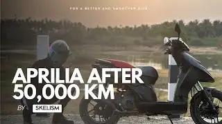 Aprilia after 50,000 KM | Less Spares & Service, But we're here #aprilia #automobile #vespa