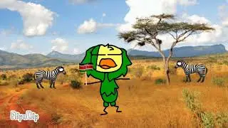My Budgie Tessa Vibes To Kenyan Music (Black History Month Special) #animation #flipaclip