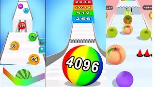 2048 | ball run 2048 ball run Infinity Ball Run Fruit Fruit Merge // Ball Run 3D Numbers Merge