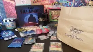 Disney D23 Freebies and Merchandise Haul and Unboxing Munchlings!