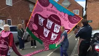 Jubilee Banner Hoisting at Ruddington Framework Knitters' Museum