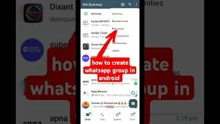 CREATE Your WhatsApp Group on Android NOW!