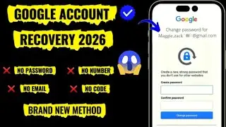 How to Recover Gmail Account without Verification Code Password & Phone Number 2026