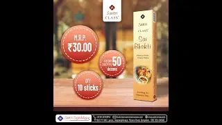 Savitri Sai Bhakti 10 Sticks Premium Fluxo Incense Sticks