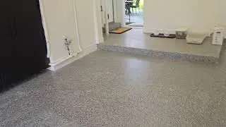 Epoxy flooring + Slatwalls Stylish Combination to Optimize your Garage