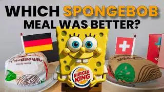 Burger King SpongeBob Menu DE vs CH