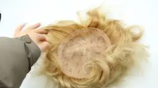 Custom human hair toupee for men