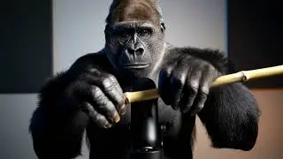 Gorilla asmr #asmr #gorilla #ai