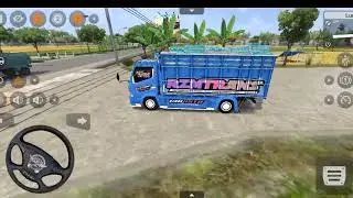 DETIK2 TRUK CANTER MUATAN GABAH NGEBUT OLENG  HAMPIR LAKA | GAMEBUSSIMULATOR #bussid
