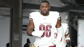 Commanders defensive lineman Jalyn Holmes