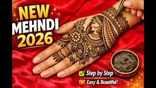 New Mehendi Design 2026 | Easy & Beautiful Bridal Mehndi |Latest Mehndi Art ! Mampi Mehendi Design !