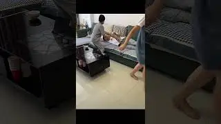 Child wakes up sleeping parents#familyfun #funnykids #parentslife #childhoodunplugged