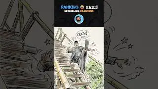 RANKING 😂 FAILS WITH SCRIBBLING DRAWINGS! | EP 17 #shorts #memes #fails #funnymoments