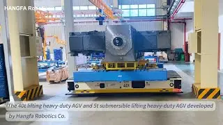 40t Lifting Heavy Duty AGV and 5t Submersible Lift Heavy Duty AGV