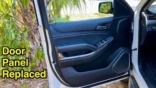 How to remove & replace door panel - Chevy Tahoe, Suburban, Silverado, GMC Yukon, Sierra.