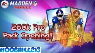 Madden Mobile 16 260k Pro Pack Opening FIRE!! ELITE TOTW PULL!!