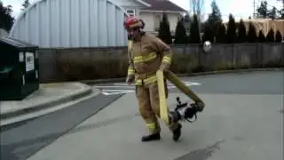 Langford Fire Training - Hydrant Connection Forward Lay.wmv