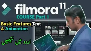 FILMORA 11 course Part 1| Learn Features, Text Animation & stylish Text 2023