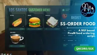 [ESX/QBCore] ss-orderfood | A #fivem food ordering script