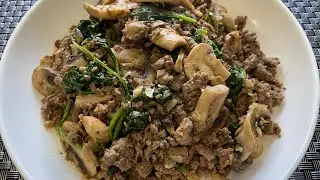 CREAMY MUSHROOM AND SPICY BEEF | Cooking Pinay In Melbourne