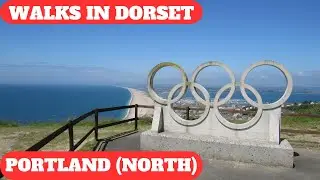 WALKS IN DORSET at PORTLAND (NORTH SECTION)  AND THE HIGH ANGLE BATTERY & TOUT QUARRY SCULPTURE PARK