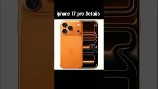 iphone 17 pro Details