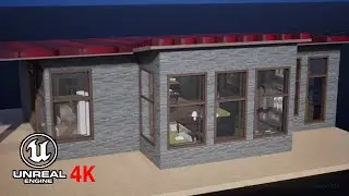 Unreal Engine 5.3 House Camera Rig Rail 20240201 4K
