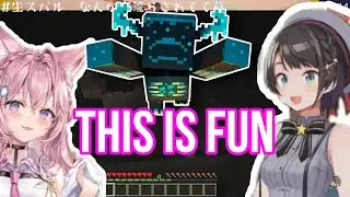 Oozora Subaru Try Koyori Hell Coaster And Regret It | Minecraft [Hololive/Eng Sub]