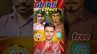 How to Create ghibli effect on your phone | Chat gpt se free me ghibli banaye.