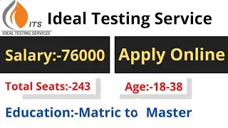 ITS Jobs 2021 Ideal Testing Service Pakistan Online Apply | AGECL | Fazal Career & Education