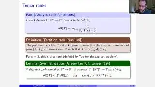 Guy Moshkovitz (CUNY): An Optimal Inverse Theorem