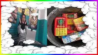 JE PRANK MA BELLE SOEUR AVEC DES PETARDS !!!