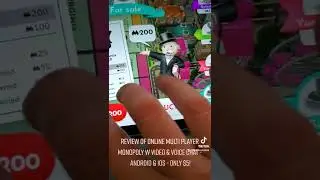 Review of the latest multi player Monopoly for Android & IOS phones & tablets