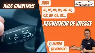 Audi, R&eacute;gulateur vitesse&hellip;Guide complet pour A1, A3, A4, A5, A6, A7, Q3, Q5, Q7