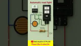 Automatic Road Light Circuit #trending #shortsfeed #shortvideo #subscribe #electronics #viral #short