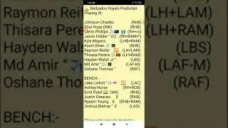 BR vs JAM, BR vs JAM Prediction, BR vs JAM Team, BAR vs JAM, CPL 2021