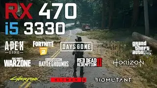 RX 470 - i5 3330 in 2021 - Test in 12 Games