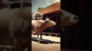Spikehorn: Bull-Hedgehog Fusion| Epic AI Showdown #shorts  #aifusion ##aianimation  #army #animatrix