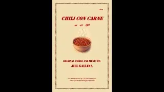 Chili con Carne! 2-part Choral by Jill Gallina