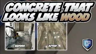 Concrete That Looks Like Wood