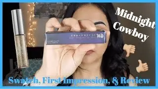 Блестящая подводка для глаз Urban Decay Heavy Metal Midnight Cowboy